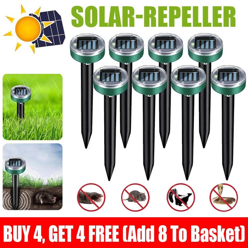 Solar ultrasonic deterrent - ultrasonic,