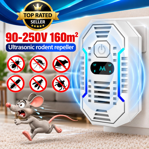 New ultrasonic mouse repeller - new,
