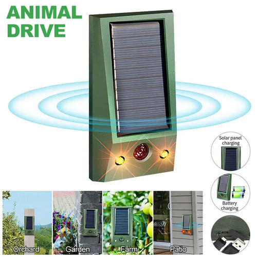 Solar ultrasonic pest repeller - solar,