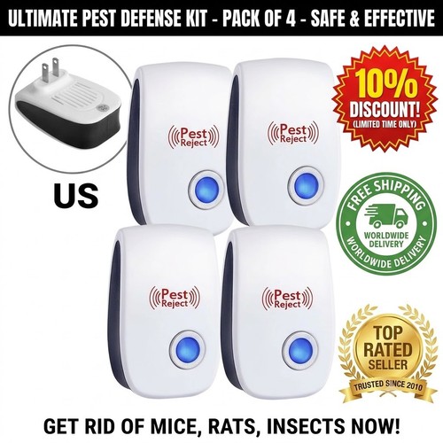 Ultrasonic pest control - 4x,