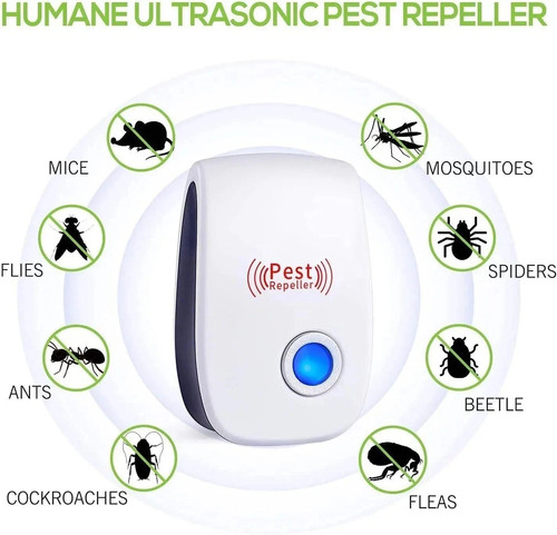 1pc ultrasonic pest repeller - 1pc,