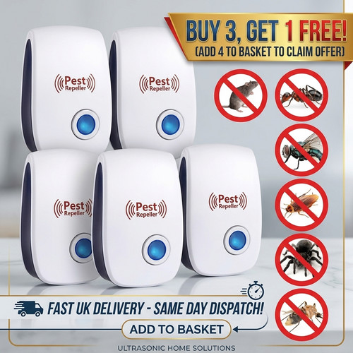 Ultrasonic plug in pest - plug,