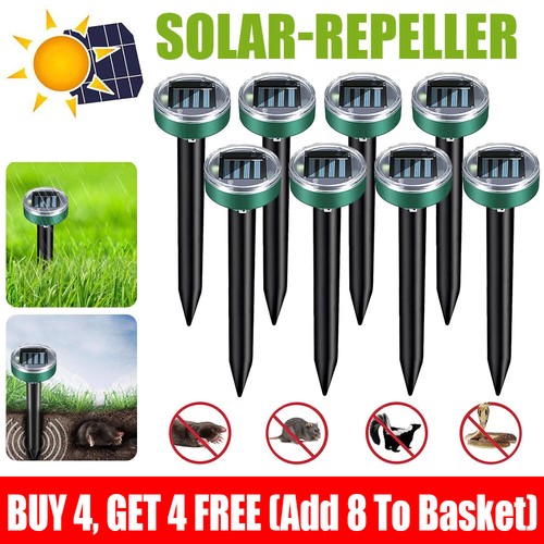Solar ultrasonic deterrent - ultrasonic,