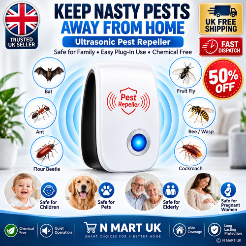 Pack ultrasonic pest control - 4,
