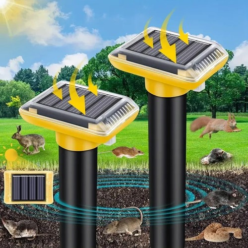 4pcs mole rat repellent solar - 4pcs,