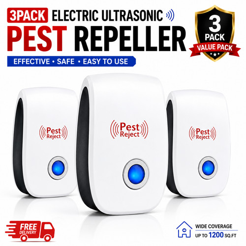 3pack electric ultrasonic - 3pack, pest