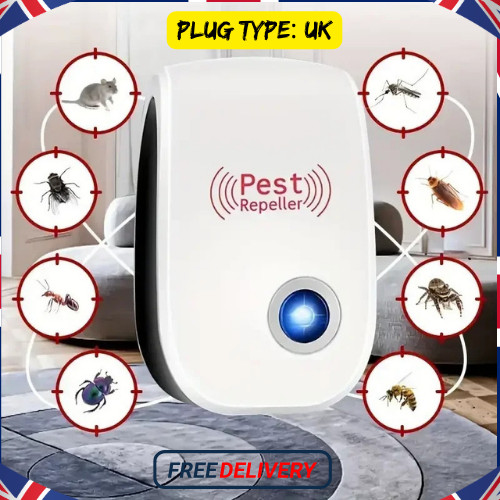1pc ultrasonic pest repeller - 1pc,