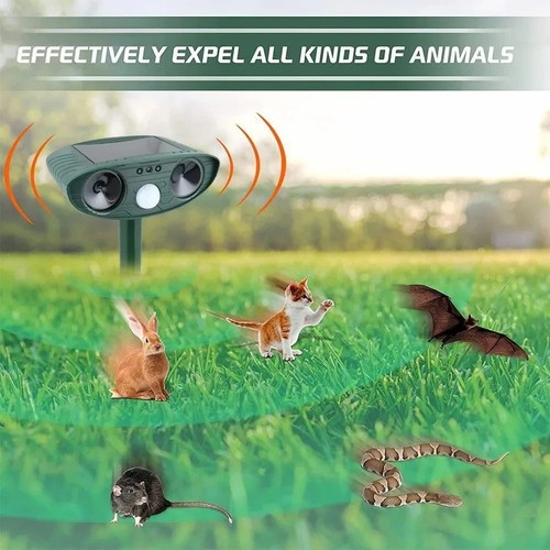 Ultrasonic solar cat dog fox - cat,