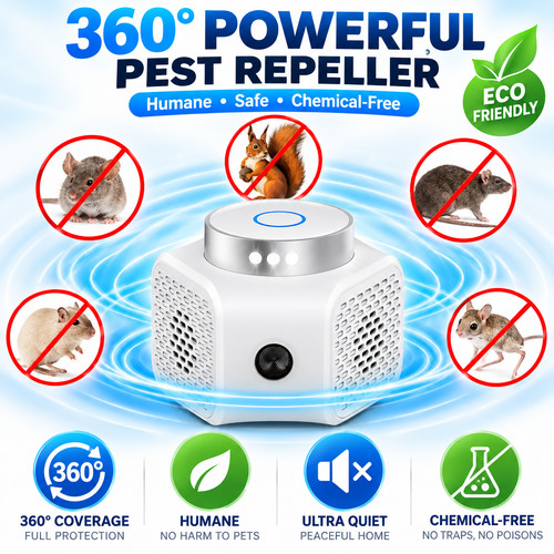 Ultrasonic pest repeller plug - ultrasonic,