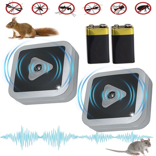 Ultrasonic mouse repeller - 2x,