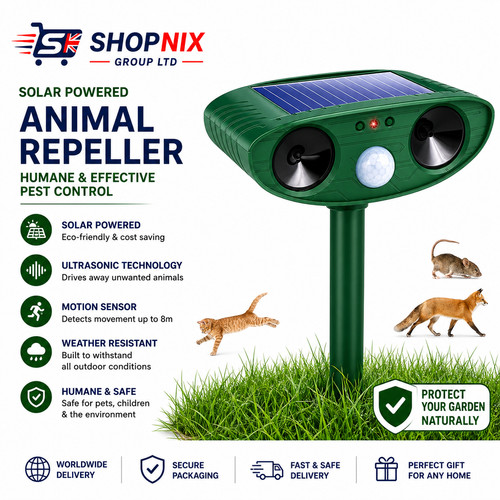 Ultrasonic solar repellent cat - repellent,