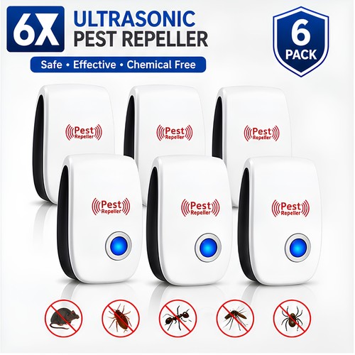 Ultrasonic pest repeller - 6x,