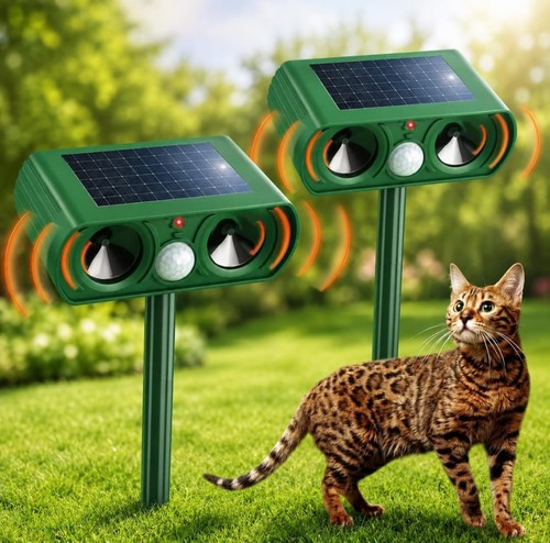 Solar ultrasonic cat dog - solar,