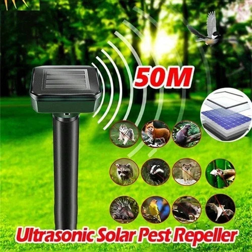 Ultrasonic garden deterrent - garden,